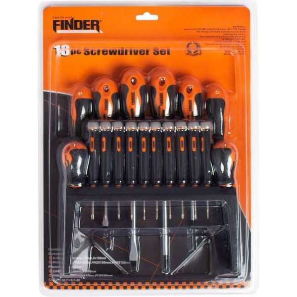 Finder Tools Magnetische Schroevendraaier Set 18-delig