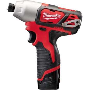 Milwaukee M12 BID-202C 12V Li-Ion accu slagschroevendraaier set (2x 2.0Ah accu) in koffer