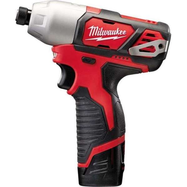 Milwaukee M12 BID-202C 12V Li-Ion accu slagschroevendraaier set (2x 2.0Ah accu) in koffer