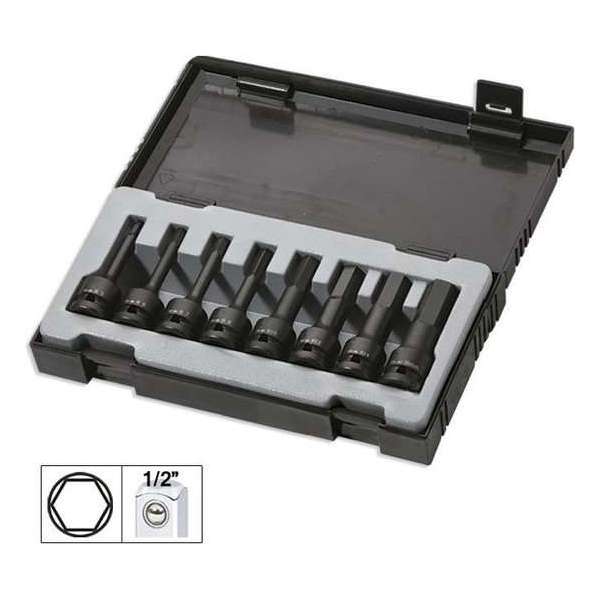 JBM Tools | Set van 8 inbus slagkoppen 1/2"