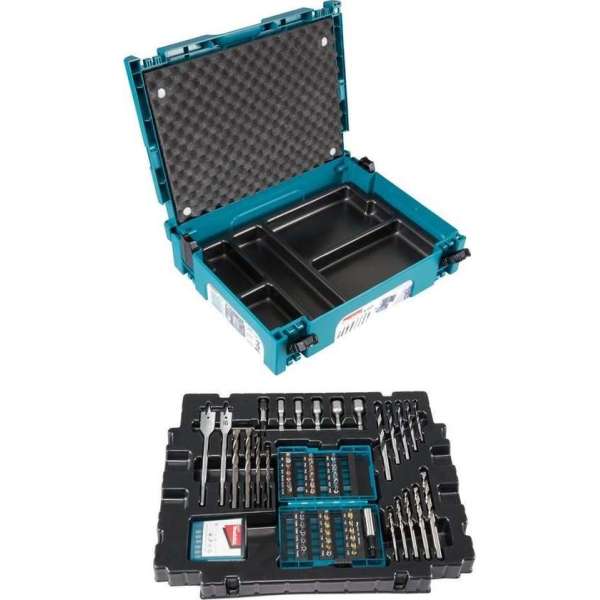 MAKITA B-49638 69-DELIGE BOOR- EN SCHROEFSET - IN MAKPAC KOFFER