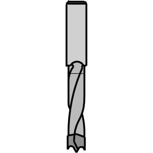 ENT Drevelboor HM 5x30x57mm kolf 8mm