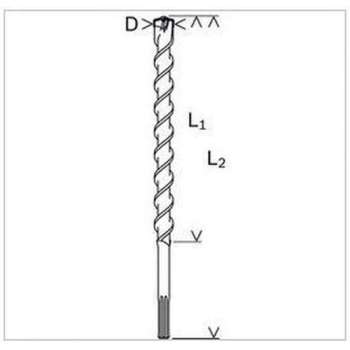 Bosch - Hamerboren SDS-max-7 14 x 400 x 540 mm