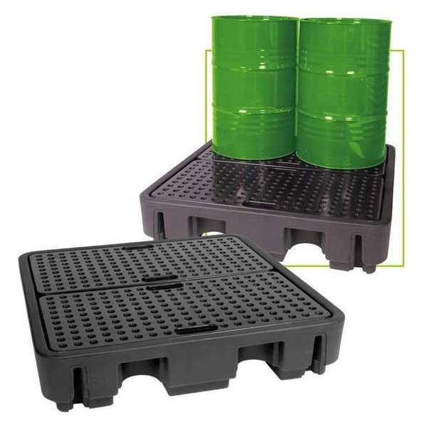 JBM Tools | Pallet met een tank - 4 verticale vatten