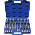 Torx bitset met diverse lengtes bits, 1/2" - Normex, 30 delig