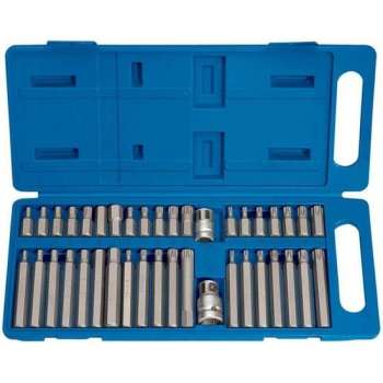 Draper Tools Zeshoekige. Torx & spline bit set 40-delig TX-STAR 33323