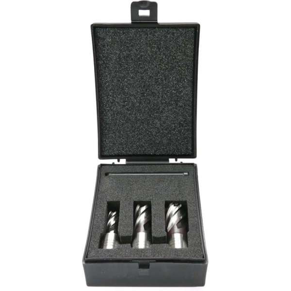 EVOLUTION - Evolution set kernboren Weldon HSS kort - 3 STUKS - 14 - 18 - 22 + PILOT