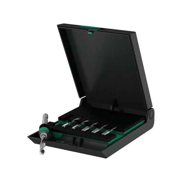 Wera 05104651001 Combinatietapboorset 7-delig metrisch Rechtssnijdend DIN 3126 HSS 1 set(s)