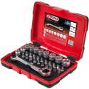 KS Tools Ratelsleutel/doppen/bit set 11 mm 31-delig 918.3050