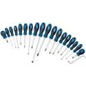 Draper Tools Schroevendraaier set 19-dlg blauw 09548