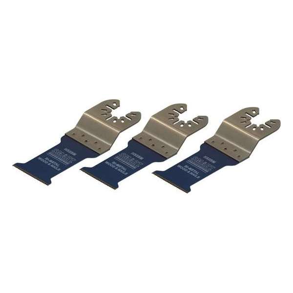 SMART Blades Bi-metaal Multitool Zaagblad - Hout/Non-ferro/Schroeven/Spijkers/Plastic - 32x51mm - 3 stuks