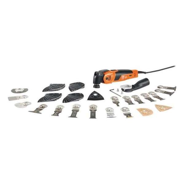 Fein MM700 Multimaster Max Top Multitool + 60 delige accessoireset in koffer - 450W