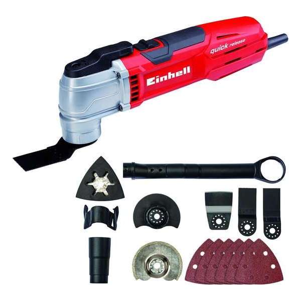 Einhell TE-MG 300 EQ Multitool - Oscillerend -  300 W - Oscillerend - Inclusief 11 accessoires en koffer