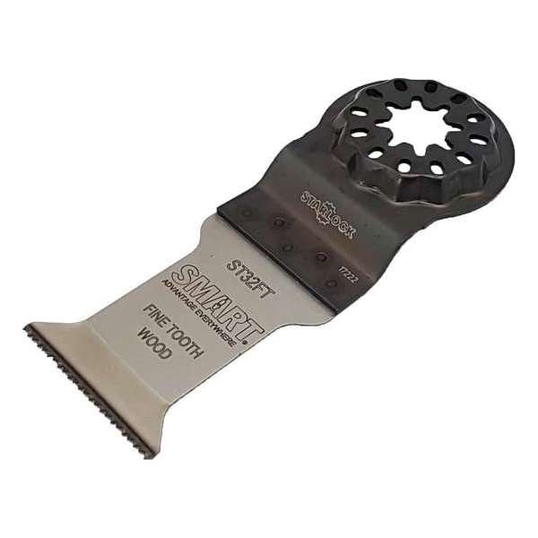 SMART Blades Starlock Multitool Zaagblad - Fijntandig - Hout/Plastic - 32x42mm