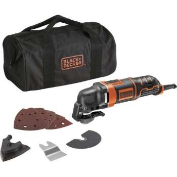 BLACK+DECKER 280W Oscillerende multitool MT280BA - incl. 10 accessoires en opbergtas