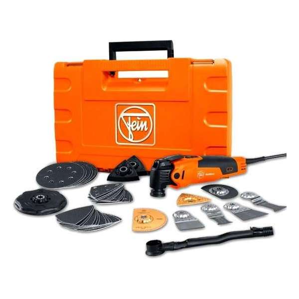 Fein FMM350QSL Multitool - Oscillerend - Multimaster - 350W - Incl. koffer met 41 accessoires