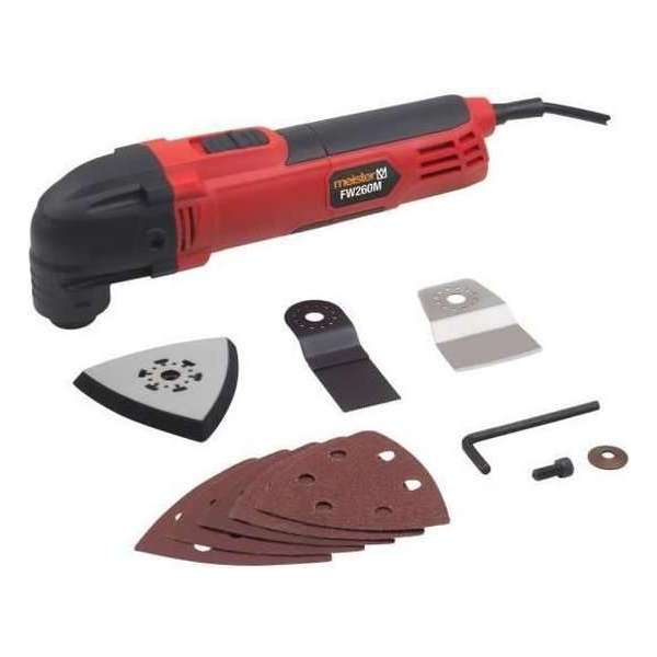 MEISTER Multifunctioneel gereedschap - 260 W met 8 accessoires