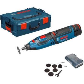 Bosch Professional GRO 12 V-LI Multitool - Roterend - Zonder accu en lader - Met L-BOXX