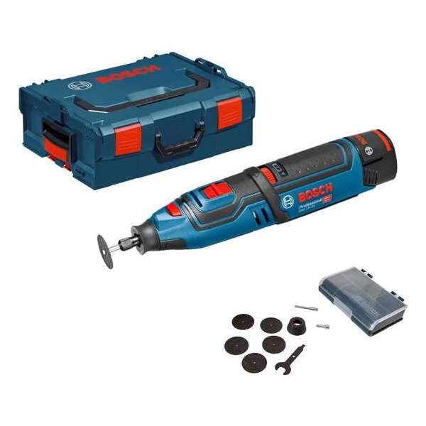 Bosch Professional GRO 12 V-LI Multitool - Roterend - Zonder accu en lader - Met L-BOXX