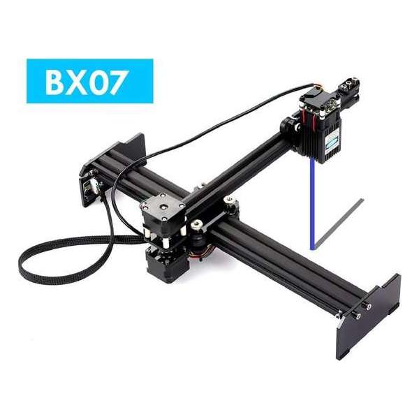 Dexters® DIY Laser Graveermachine BX07 | Laser Printer / Cutter / Snij| 7W | Blauwe Laser Machine