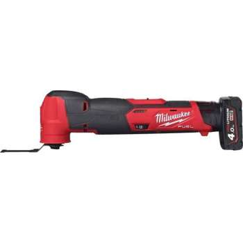 Milwaukee M12 FMT-422X 12V Li-ion accu Multitool set (1x 4.0Ah + 2.0Ah accu) in HD Box - Oscillerend