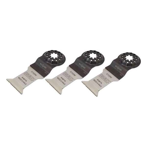 SMART Blades Starlock Multitool Zaagblad - Bi-Metaal - Hout/Spijkers/Schroeven/Non-Ferro - 32x42mm - 3 stuks