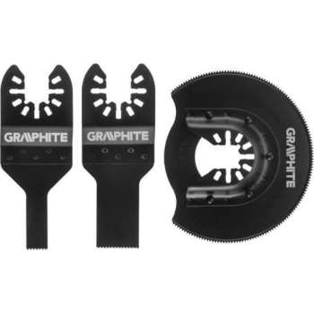 GRAPHITE Multitool METAAL Zaagbladenset