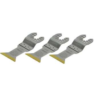 SMART Blades Multitool Zaagblad - 44x55mm - Bi Metaal Titanium Gecoat - Hout/Non-ferro Metaal/Kunststof - 3 stuks