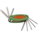 Icetoolz Multitool Star-8 Rvs 8 Cm Groen/zilver