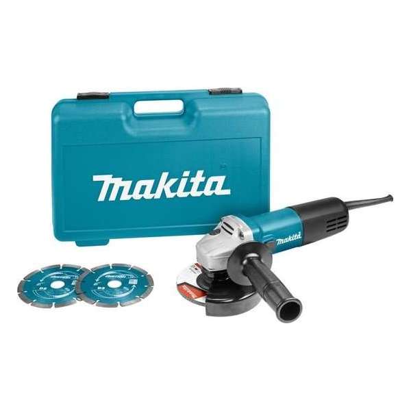 Makita 9558HNRGK2 Haakse slijper - 840 W - 125 mm