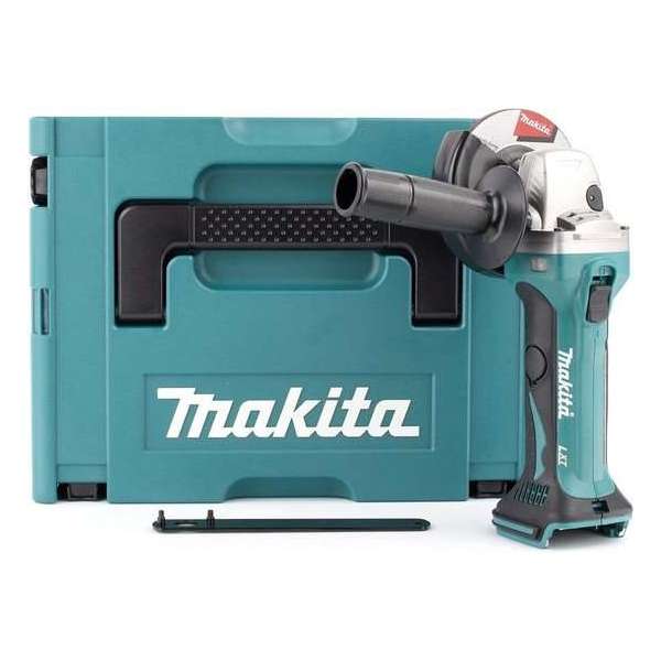 Makita DGA452ZJ 18V Li-Ion Accu haakse slijper body in Mbox - 115mm