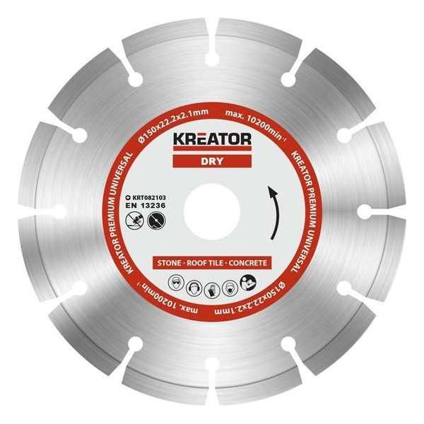 Kreator KRT082103 Diamantschijven set – Ø150MM