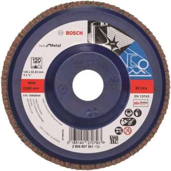 Bosch - Lamellenschuurschijf 125 mm, 22,23 mm, 120