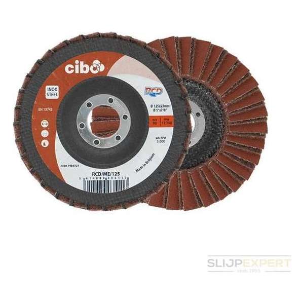 Cibo rcd schijf 125 x 22 mm medium /per stuk