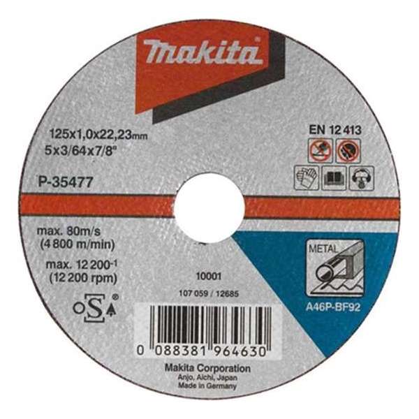 Makita A-85307 Doorslijpschijf 115x2,5x22,23mm metaal