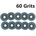 10PCS 125mm Professionele Flap Discs 5 Inch Schuurschijven 40/60/80/120 Grit Slijpschijven Blades Voor Haakse Slijper 60 Grit