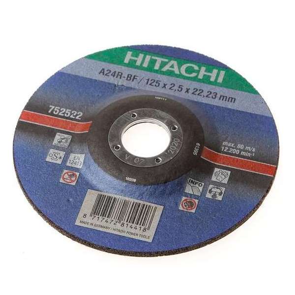 Hikoki Hitachi Doorslijpschijf kom voor metaal 125 x 2.5mm