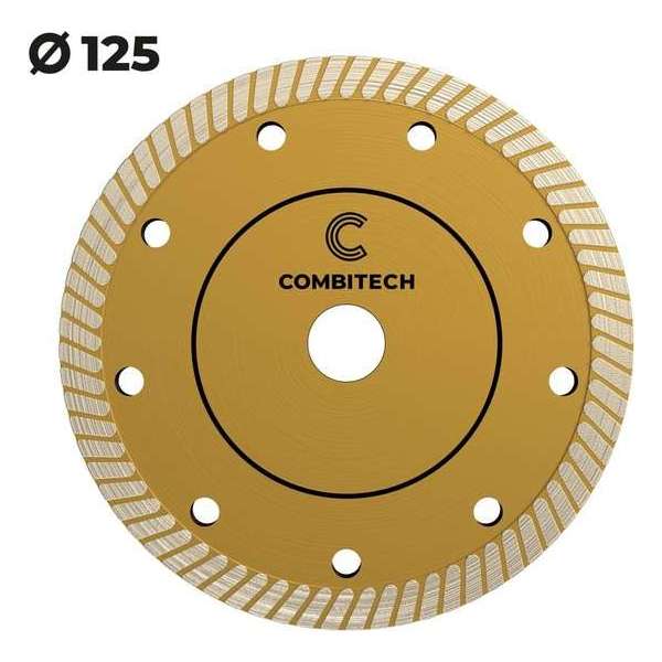 Diamantschijf voor tegels met dunne zaagsnede - Diameter 125mm