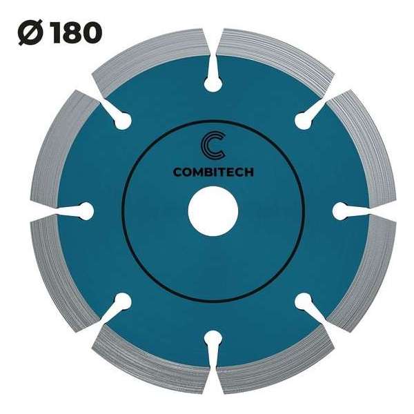 Diamantschijf beton 180mm - Harde steensoorten - Premium Diamantzaagblad