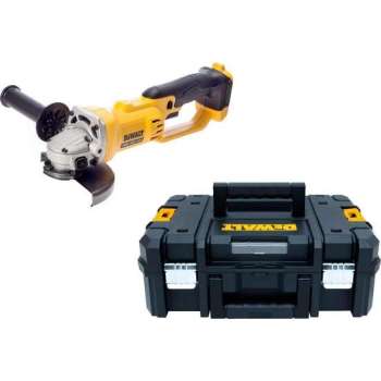 DeWalt DCG412NT 18V Li-Ion Accu haakse slijper body in TSTAK - 125mm