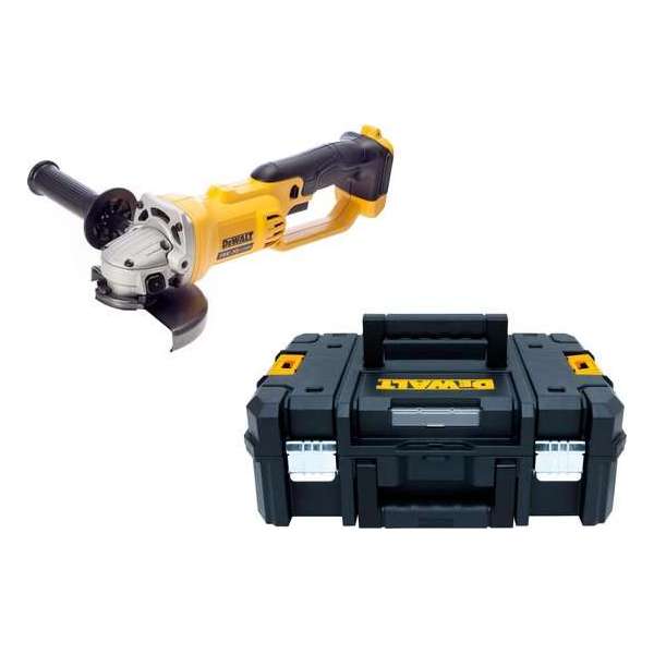 DeWalt DCG412NT 18V Li-Ion Accu haakse slijper body in TSTAK - 125mm