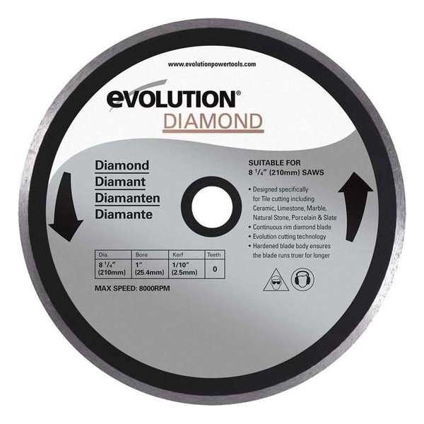 EVOLUTION - Evolution Rage diamant zaagblad 210 mm - DIA 210 MM - DIAMOND