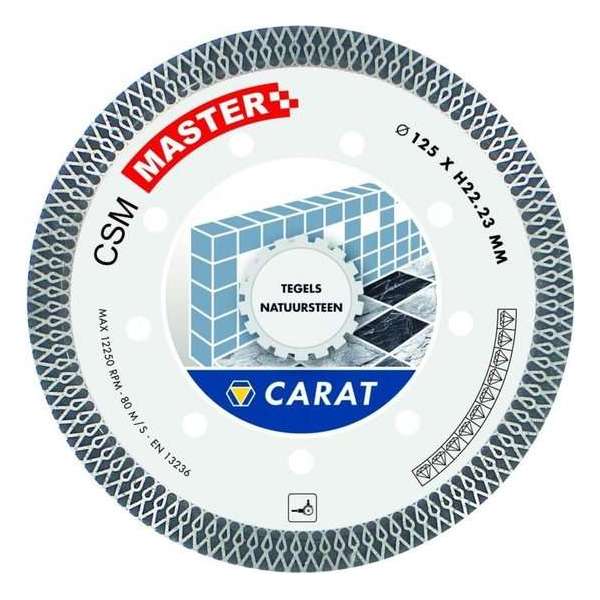 Carat CSMM125300 Diamantzaagblad voor droogzagen - 125x22,23x1mm - Tegels/Natuursteen