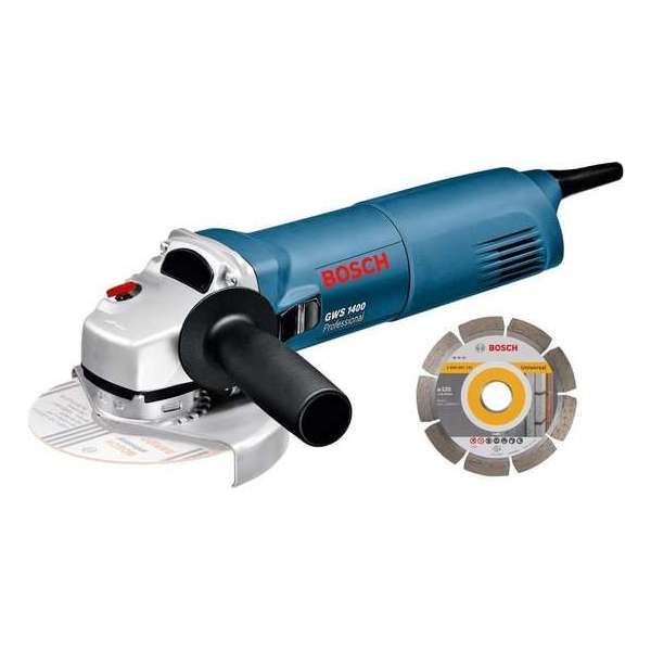 Bosch Professional GWS 1400 - Haakse slijper - 1400 W - 125 mm