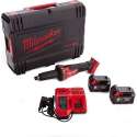 Milwaukee M18 FDG-502X 18V Li-Ion accu rechte slijper set (2x 5.0Ah accu) in HD Box - 6-8mm