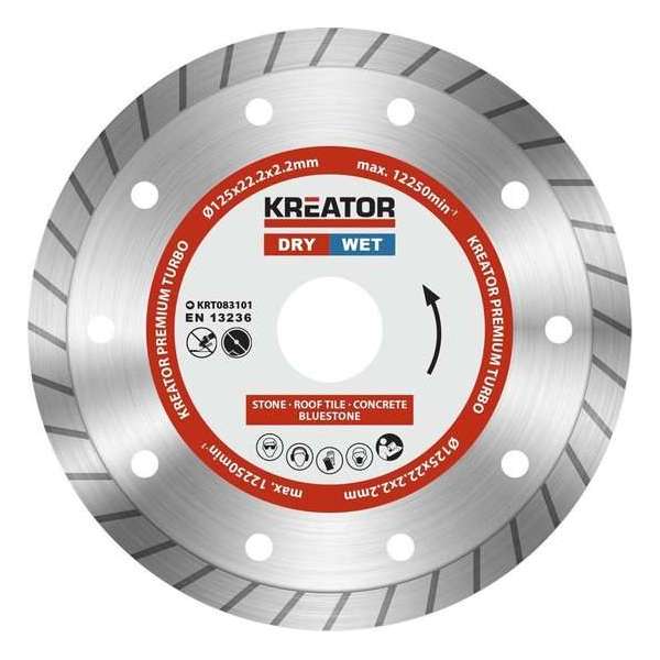 Kreator  KRT083101  Diamantschijven set – Ø230MM – universeel