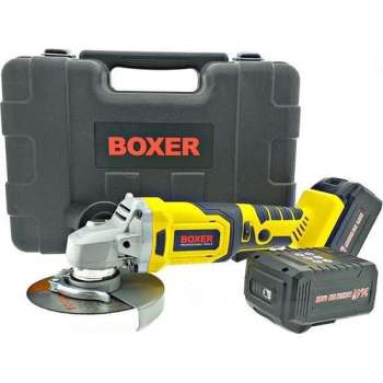 Boxer S-series Accu Haakse Slijper SR-010 24.4V - Ø125 mm - set - 2 accu's - in kunststof koffer