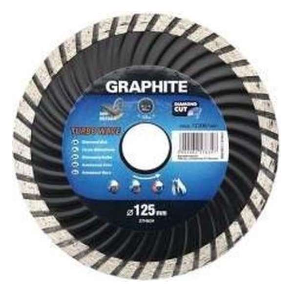 Graphite 57H638 Diamantschijf 230x22x6,0x3,1mm, Turbo Wave, MPA EN13236