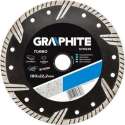 GRAPHITE Diamant Slijpschijf Turbo Wave, steen, beton, marmer 180 mm 57H628