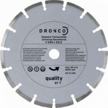 Dronco Diamantschijf 125mm universeel gesegmenteerd Quality ST7 4120485